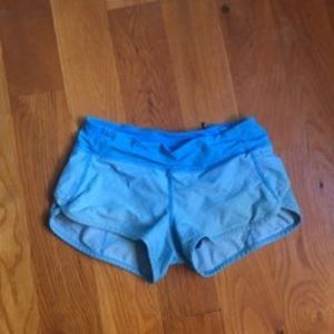 run times 2” inseam Lululemon shorts